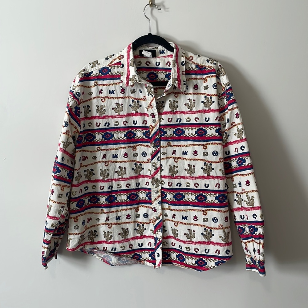 Roughrider by Circle T Vintage Womens Button Down